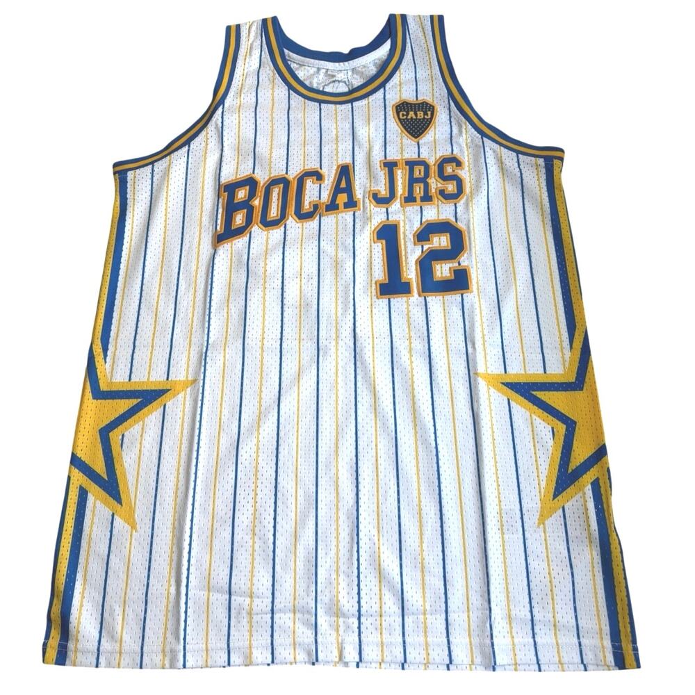 Boca Juniors Sz L basketball jersey